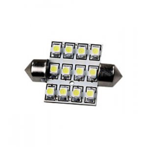 S8.5*36-FT-12*3528-W, 12V, LED лампа белая Festoon S8.5*36 12SMD3528