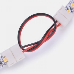 Коннектор соединительный (2 разъема) для одноцветных светодиодных лент 120 диодов/метр. Длина 15 см