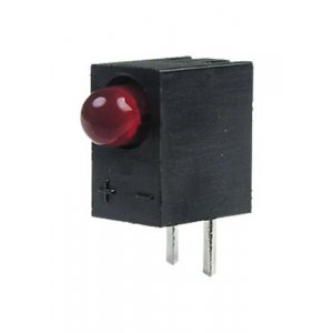 L-934CB/1SRD, светодиод в корпусе красный 3мм 300мКд