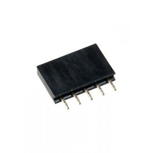 PBS-5, гнездо на плату шаг 2.54мм 1x5 прямое