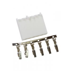 HPB-6F, гнездо питания 3,96мм 6 контактов 1х6