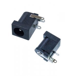 DC-005, гнездо на плату 5.5 x 2.1 мм, штырь 2мм (TC-005)