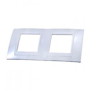 MGU6.004.18, Рамка 2-м Хамелион горизонт. белая