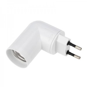 Переходник цокольный 250 В~E27 с выключателем REXANT