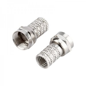 F-разъем RG-6,  L=19 мм, медь  REXANT