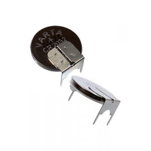 CR 2032 PCB Varta (3 вывода, горизонт.), 3V/ 230mAh, батарея литий