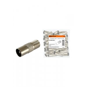 SQ1809-0022, Переходник гнездо F - штекер TV б/п
