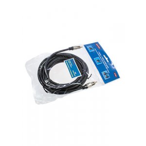 3-0313-5.0, Шнур A/V 1-1 RCA мetal-gold, d=6 мм, 5.0 м