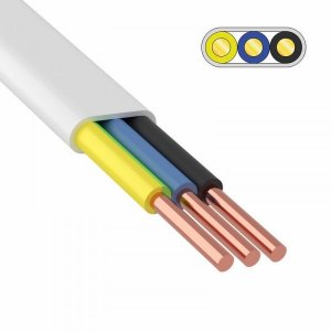 Провод ПБВВ/ПБПП/ПУСП (ПуВВ) 3x2,5 мм², 100 м., ГОСТ  (ККЗ)      ( ТОП - 1 )