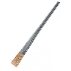 Кисточка для флюса, с металлической ручкой