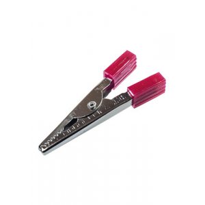 16-0004, зажим крокодил 52мм 5А красный