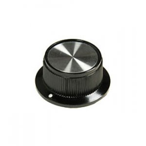 41006-3В, Ручка металлическая (пластиковая вставка), d31.7 мм