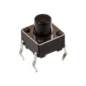 1164-666.5, Кнопка тактовая, 6х6мм, h=6.50мм