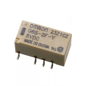 G6S-2F-Y DC5, реле 2 Form C 5В 2А 200мВт