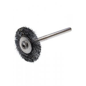 Щетка для микродрели (гравера) плоская металл