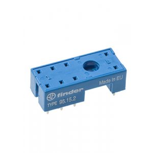 95.15.2SMA, Розетка для монтажа на плате для реле 40.51, 40.52, 40.61, 44.52, 44.62; в комплекте мет