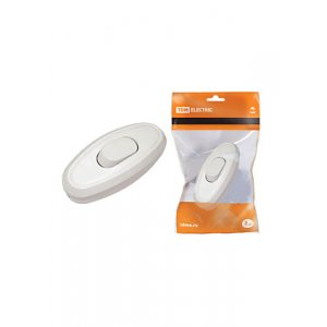 SQ1806-0021, Выключатель на шнур 6А 250В белый