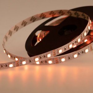 LED лента 12В, 10мм, IP23, SMD 5050, 60 LED/m, 12V, RGB (катушка 5 метров)