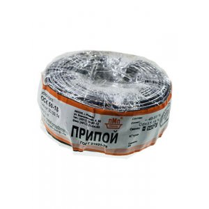 Припой ПОСК50-18 ПРВ 2.0мм  бухта 1 кг