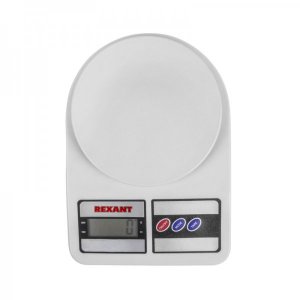 Весы настольные электронные, универсальные, от 1 гр. до 5 кг, пластик  REXANT