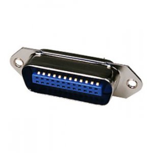 CENB-24M, CENTRONICS 24pin вилка на плату прям