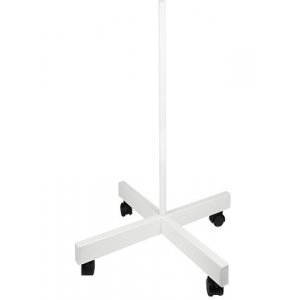31-0830, Стойка напольная для ламп-луп, четырехлучевая, цвет белый