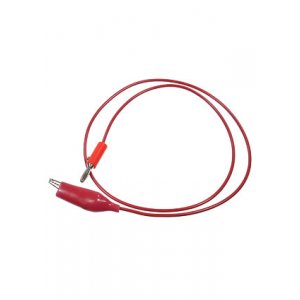 Провод ПВ-3 1,0 красный, крокодил+банан 0,7м