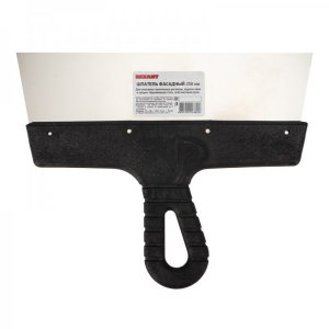 Шпатель фасадный 250 мм нержавеющая сталь, пластмассовая ручка