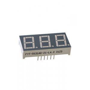 FYT-5631AD-21-L4.0, индикатор красный ОК 14.2мм 1x7