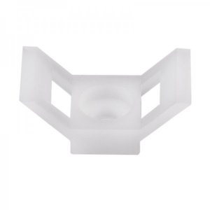 Площадка для крепления стяжки 29 х 15 мм, белая (упак. 100 шт) (ПС-4)  REXANT