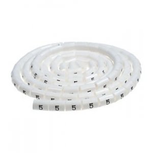 OM-5.5  "5", маркер на кабель .100шт 5.1 мм "5"