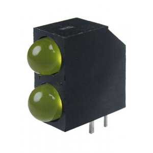 L-73EB/2YDA, светодиодная сборка 2шт. желтый d=4.8mm 20мКд