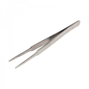 Пинцет прямой с закругленными кончиками 125 мм (блистер) REXANT