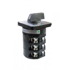 425042, Кулачковый переключатель LW32-125/3 , 125А, 3Р, "1-0-2"