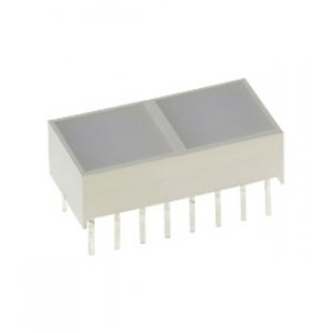 KB-2770YW, светодиодная полоса 2 сегмент. желтая 20x10мм 40мКд