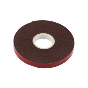 Двухсторонний скотч, серый на HBA акриловой основе  9 мм (ролик 5 м)  REXANT