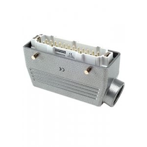 EBM24FU10, Вилка, боковой ввод, 24 полюса, 16А