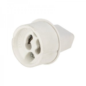 Переходник цокольный GU5,3- GU10 REXANT (ПАКЕТ БОБ) 1 шт