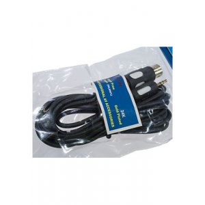 3-0309-3.0, Шнур шт 5 PIN-шт 3.5 st plastic-gold, d=4 мм, 3.0 м