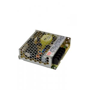 LRS-75-24, AC-DC, 76.8Вт, вход 85 264В AC, 47 63Гц / 120 370 В DC, выход 24В/3.2A, рег. вых  10% , и