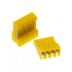 3-640427-4, каб.IDC розетка 3.96 мм MTA-156 4х1 контакт