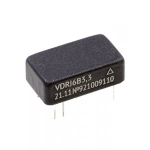 VDRI6B3,3, DC-DC преобразователь 6Вт вход 24В выход 3.3В DIP 16 24x13.8x8мм