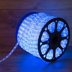 Дюралайт LED фиксинг (2W) - СИНИЙ Ø13мм, 30LED/м, модуль 2м