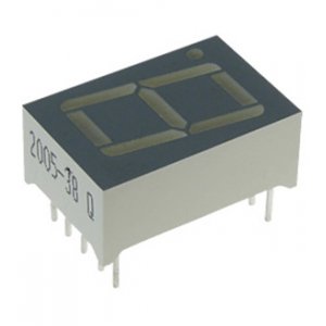 SC56-11EWA, Индикатор красный, 14.2мм 7х1, 6.4мКд общий катод