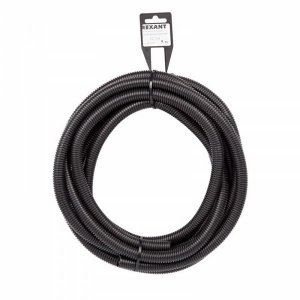 Труба автомобильная гофрированная ПП ø12,7 мм, разрезная, (бухта  5 м/уп.)