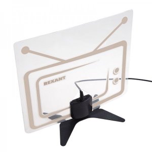 Антенна комнатная «Активная» с USB питанием до 20 км от БС, Ag-719 REXANT