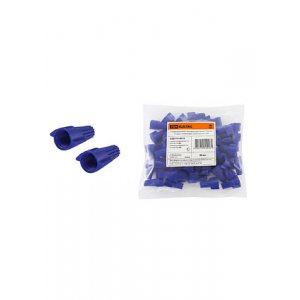 SQ0519-0012, Соединительный изолирующий зажим СИЗ-Л-2 12 мм2 с лепестками синий (50