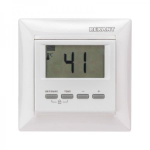 Терморегулятор цифровой RX-511H (белый) REXANT (совместим с Legrand серии Valena)
