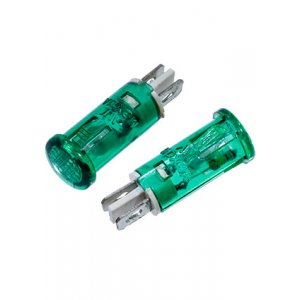 MDX-11A-G, индикаторная лампа зеленая 10мм, 220В