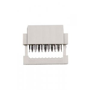 1-215919-0, AMP-Latch-10 розетка на шлейф 2,54мм с крышк.б/ф